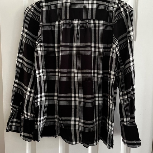 Ann Taylor Loft Plaid Shirt - Picture 3 of 4